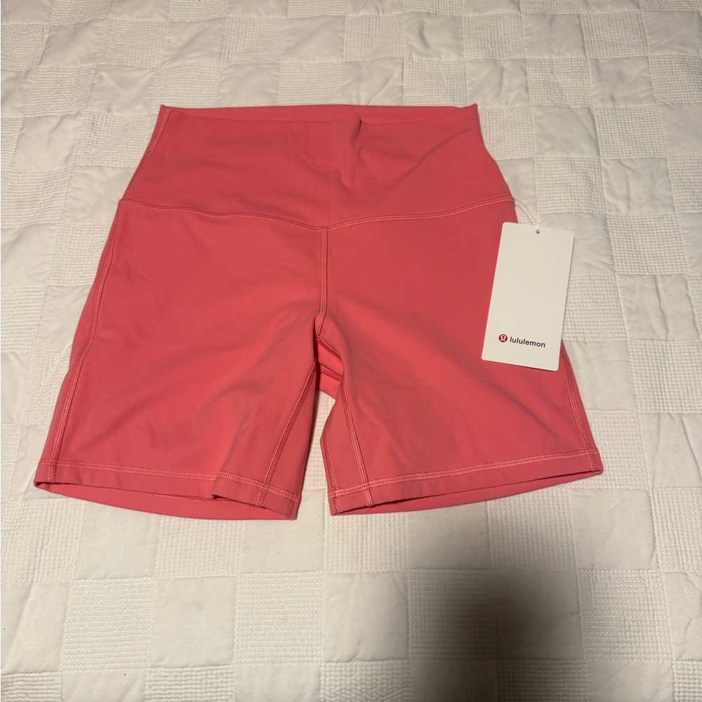 lululemon athletica align 6” Coral Bike Shorts